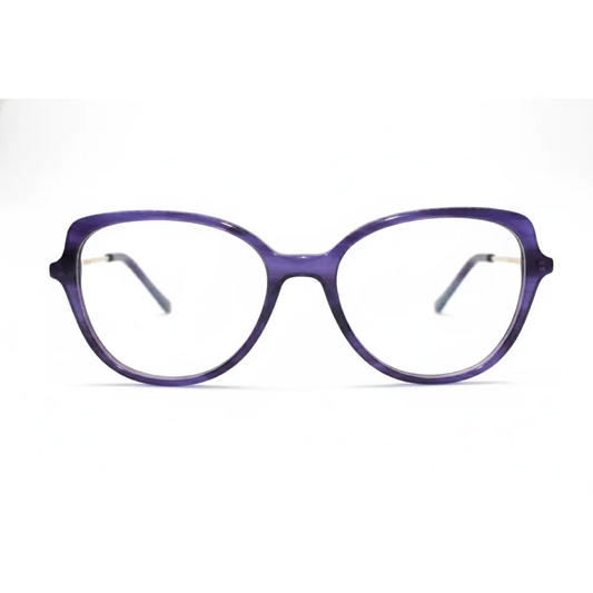 Montura de acetato morada/negro agatada PE201