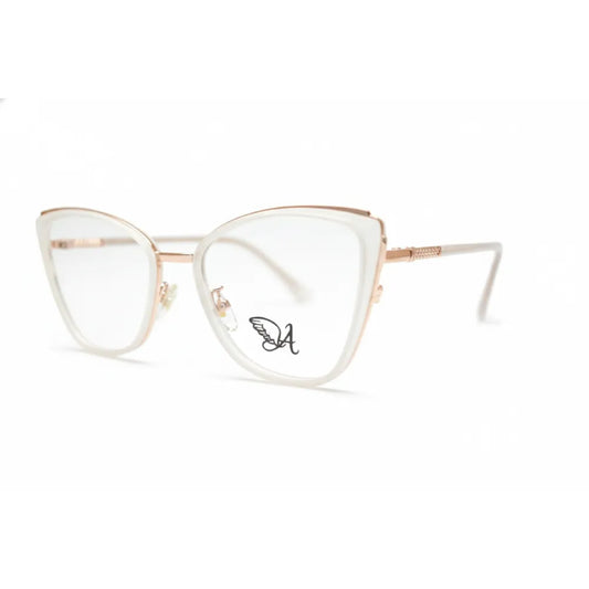 Montura Blanca detalles dorados