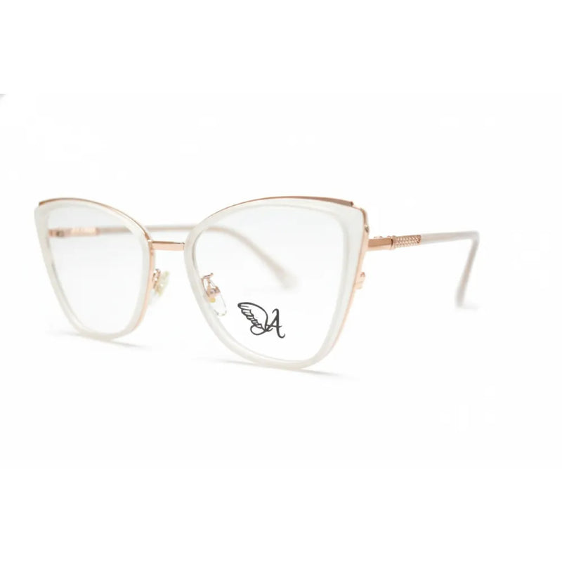 Montura Blanca detalles dorados